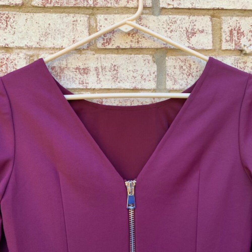 Flavio Castellani Back V Neckline Mink Wool dress NWT - Picture 10 of 15